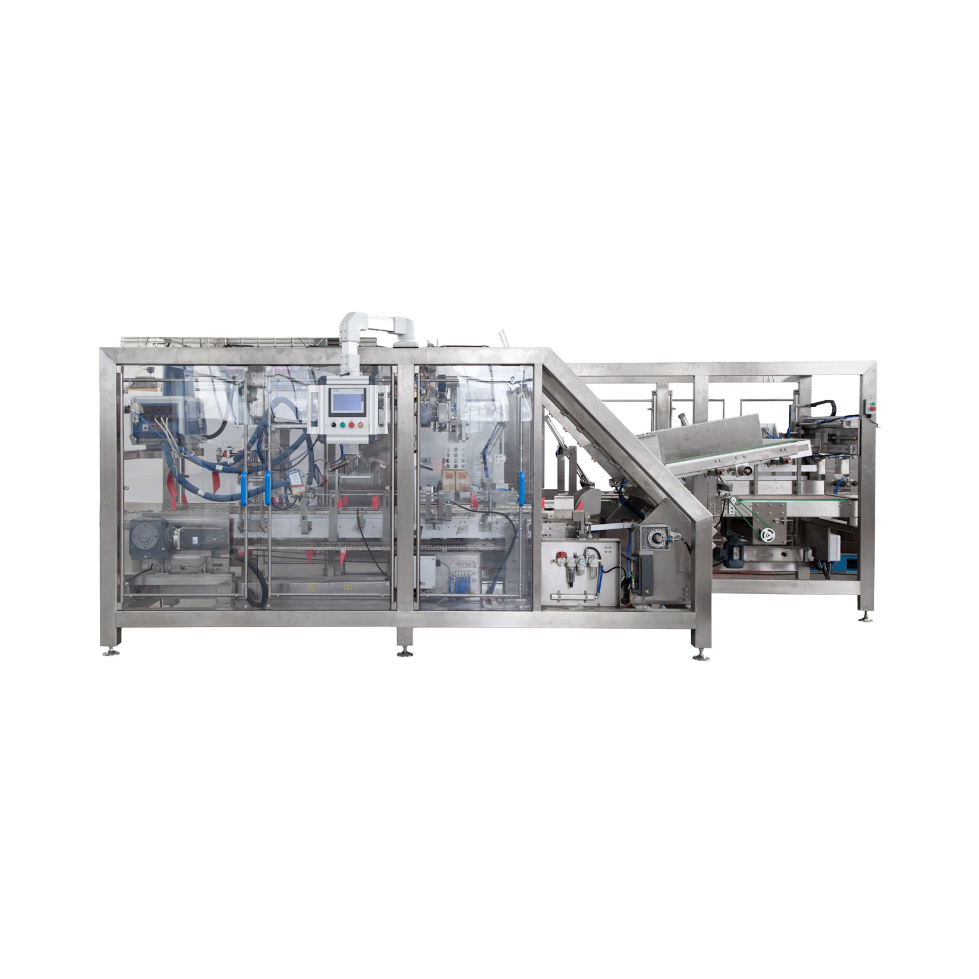 Side-loading wrap around case packer