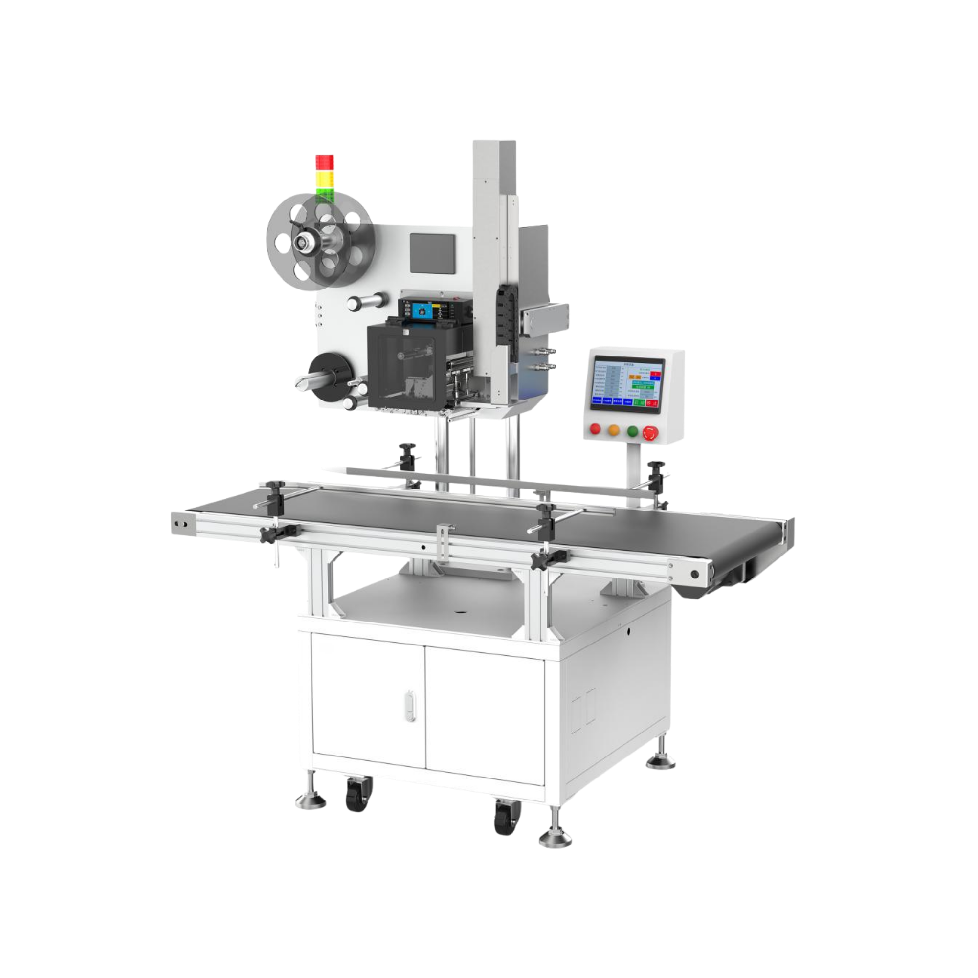 Fully Automatic Flat-Surface Printing and Labeling Machine with Conveyor