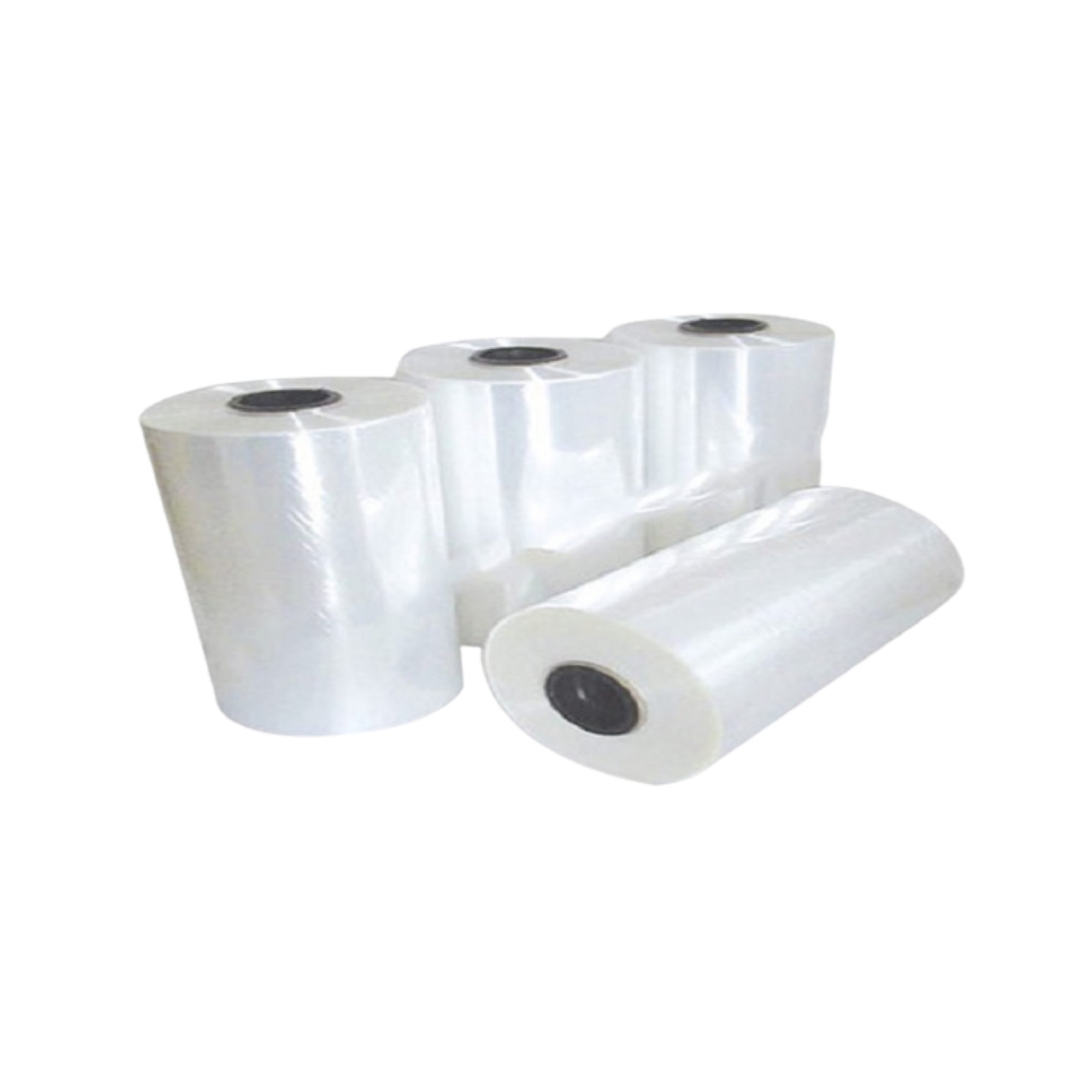 Crosslinked contraction film POF film