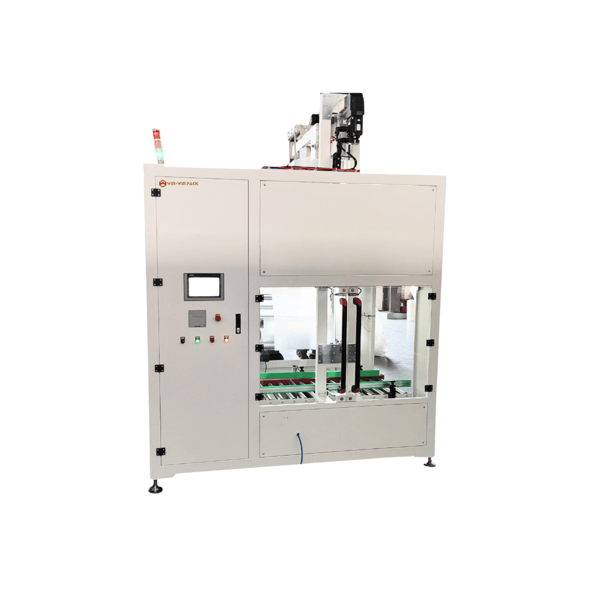 Double-layer drum bag inserter