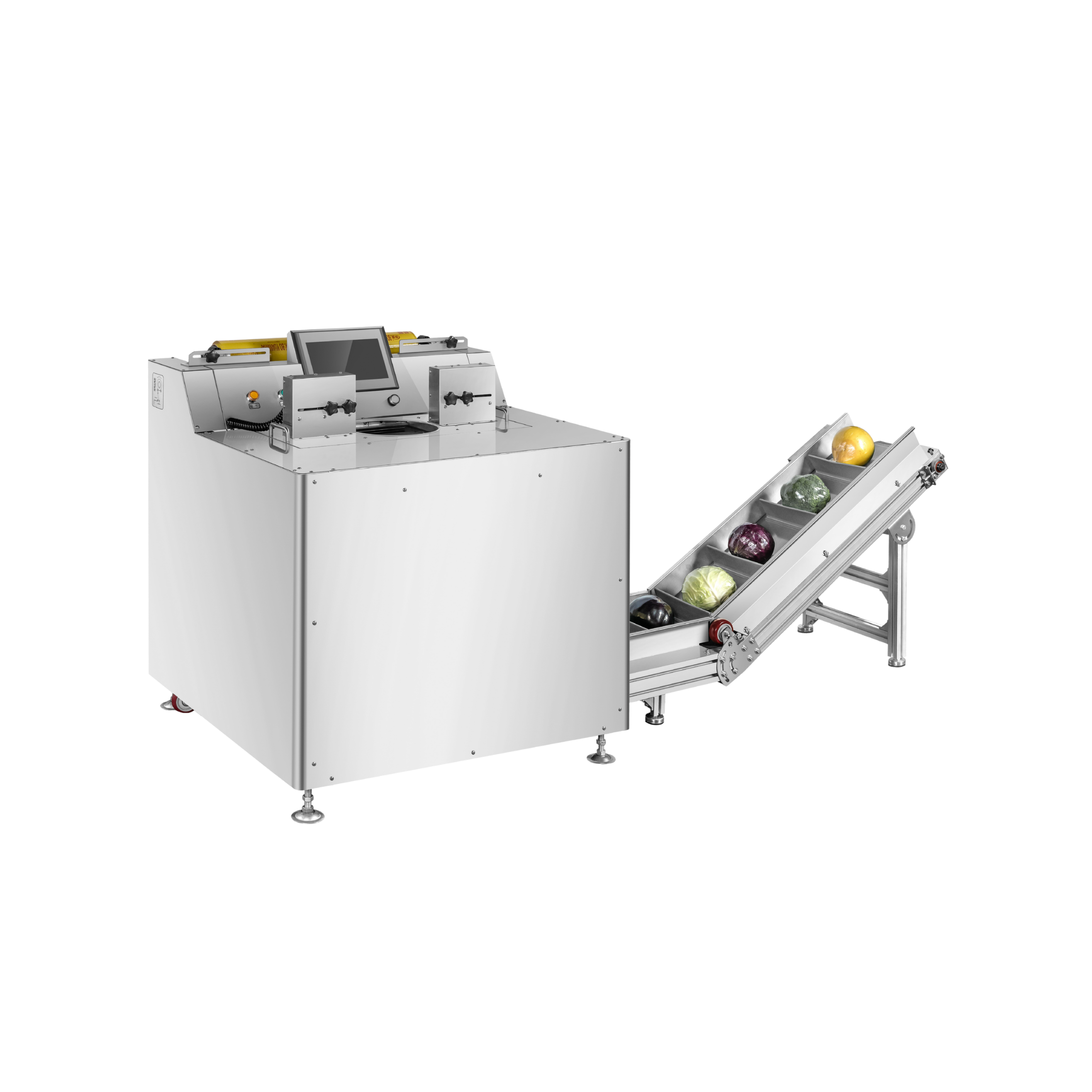 Floor type food wrapping machine for spherical food WWP-FR15