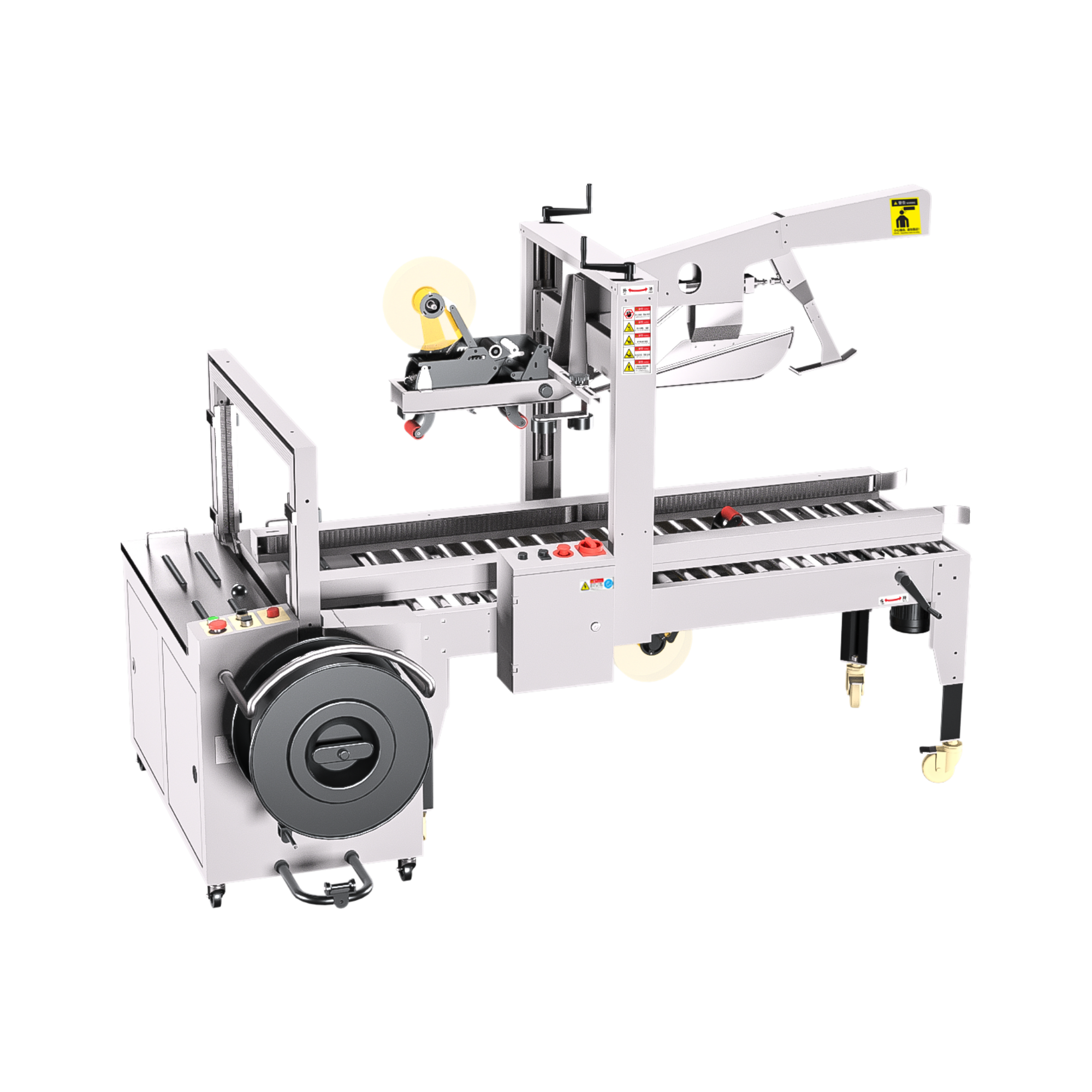 เครื่องปิดผนึกกล่องพับฝากึ่งอัตโนมัติ WWP-850DWS